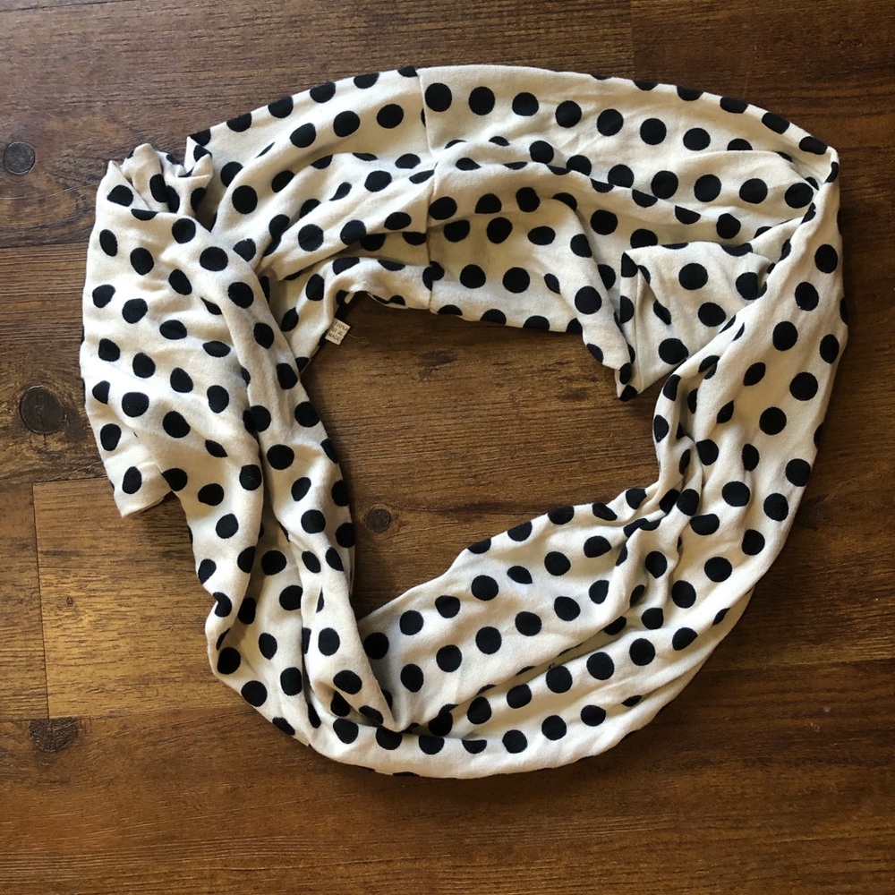 Infinity scarf.